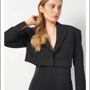 Zara Limited Edition Cropped Blazer